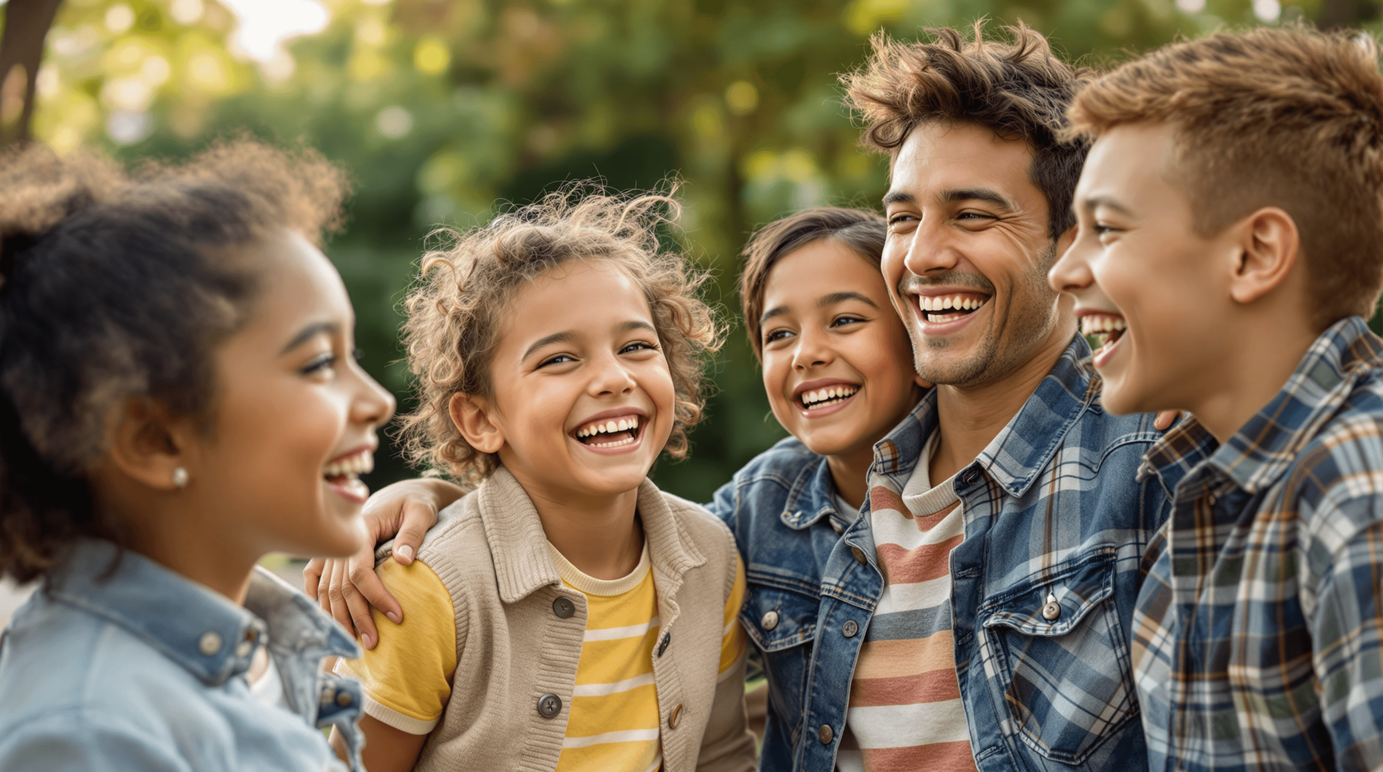 Jugendliche im Freien